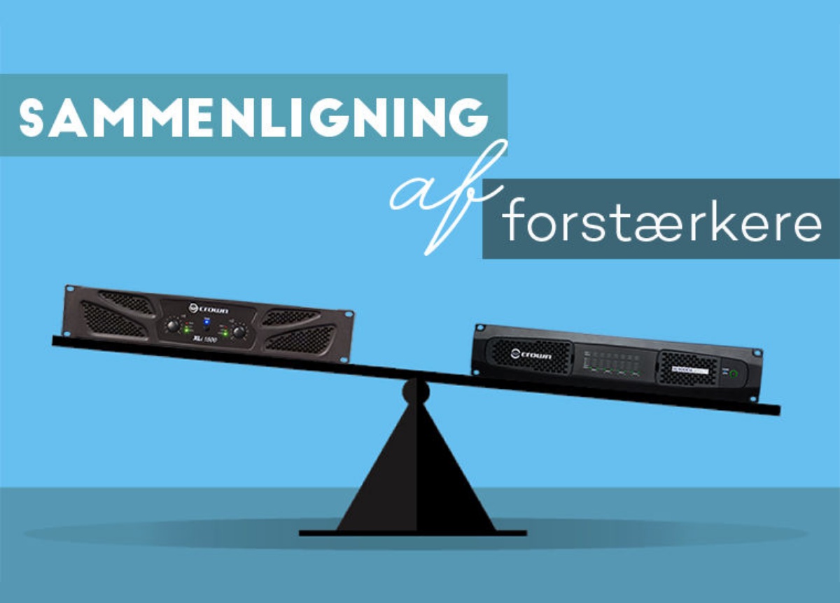 Sammenligning af forstærkere