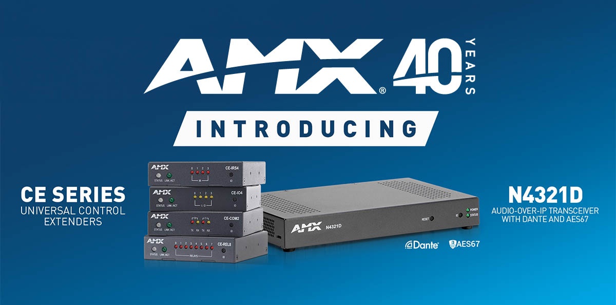 AMX med to lanceringer under Infocomm